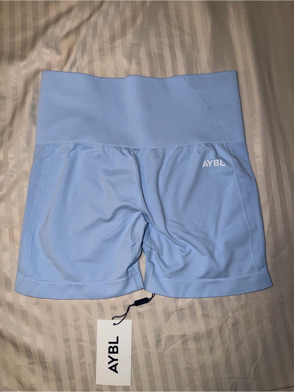 AYBL empower blue shorts (medium)